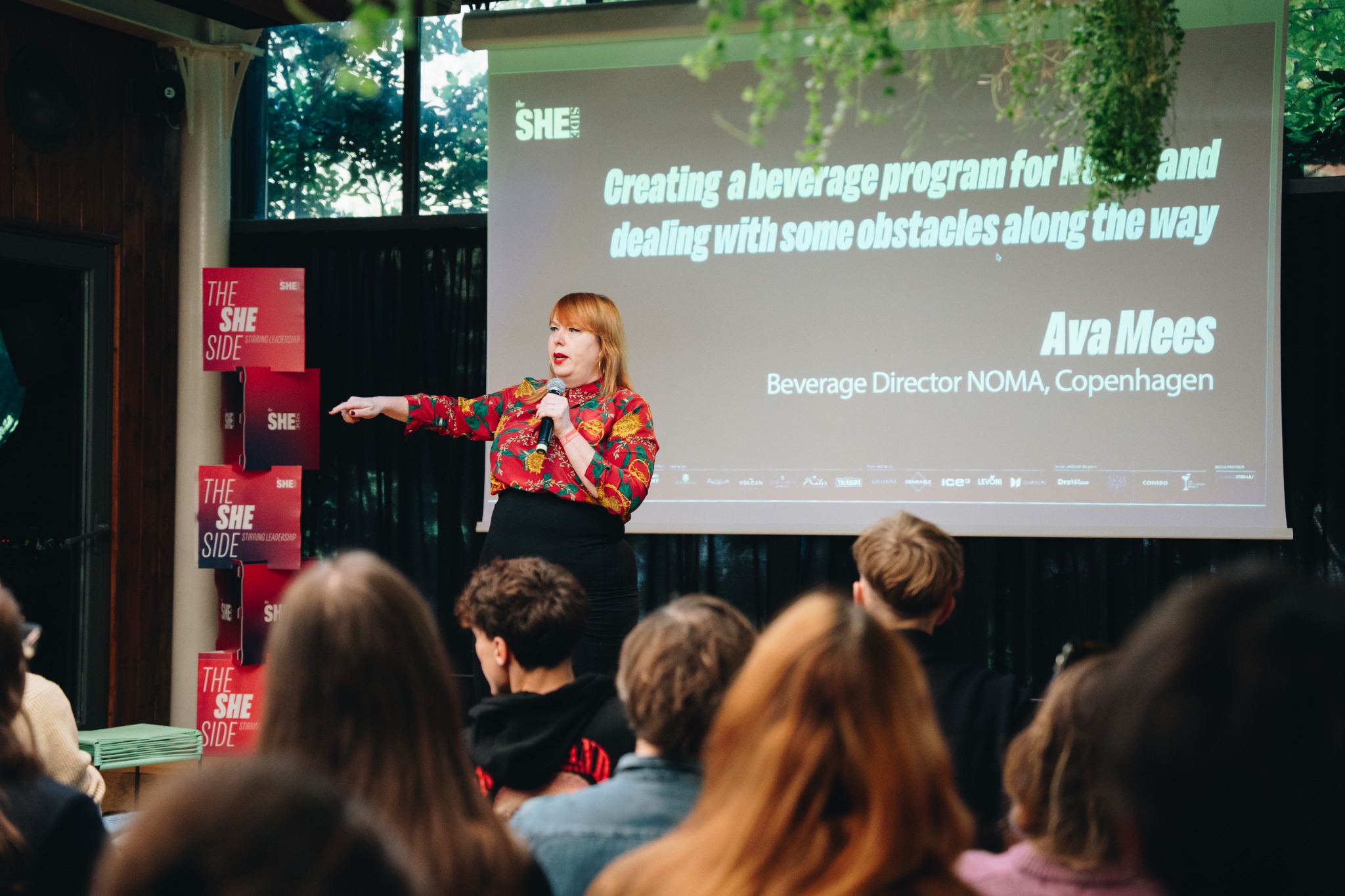Ava Mees List speaking at TheSHESide